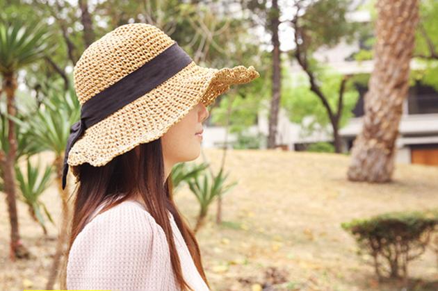 復古經典蝴蝶草帽(防曬)