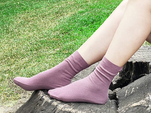 典雅中性刷絨襪(保暖)