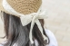 蕾絲氣質馬術草帽(防曬)