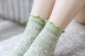 典雅之文花邊襪