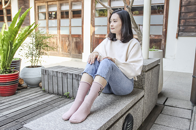 星語寶石推推襪(保暖)